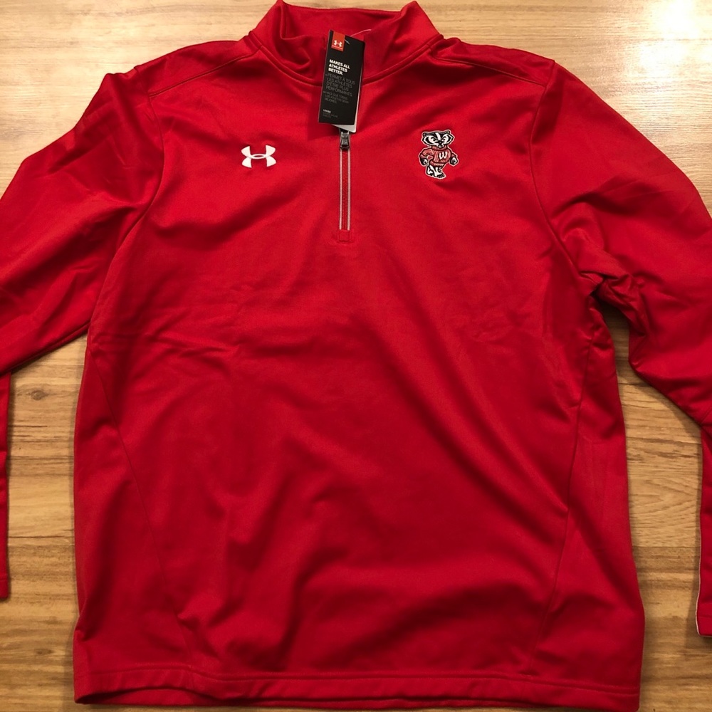 Under Armour Bucky Badger 1/4 Zip